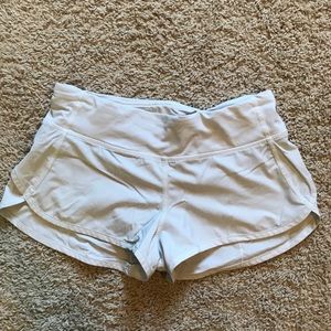 Lululemon white shorts